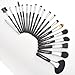 JAF 20pcs Makeup Brush Set - Goat Hair Pony Hair