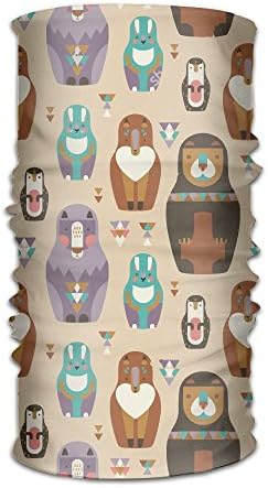 QWDAS Animals Russian Dolls Fashionable Outdoor Hundred Change Headscarf Original Multifunctional Headwear