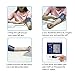 Blood Pressure Monitor Upper Arm with Large LCD Display,Automatic Digital Home Blood Pressure Monitor Measure Blood Pressure and Heart Rate Pulse,2 Sets of User Memories (Battery Included) (Blue)
