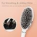 Hair Brush Boar Bristle Oval Paddle Hairbrush for Women Men Kids with Wet Dry Thick Thin Curly Long Short Hair, Detangling Brush for Straightening & Smoothing Hair
