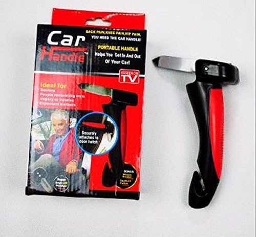 Car Assist Handle Bar Helper with Emergency Escape Tools Window Breaker Seat Belt Cutter Flashlight