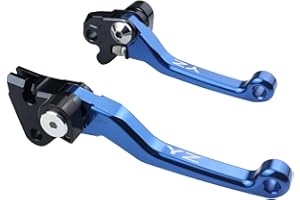 Adsspro Motorcycle Foldable Brake Clutch Lever Handle CNC Aluminum for YZ125 YZ250 01-07 YZ250F 01-06 YZ426F YZ450F 01-07 RMZ