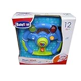 Lanlan Musical Steering Wheel Toys for Toddlers with Music and Light