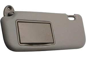 1 pare-soleil de rechange côté conducteur gauche/droit avec miroir de maquillage (conducteur principal : gris)