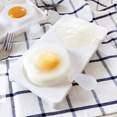Elaco Creative Eggs Ice Popsicle Molds Ice Cream Moulds Ice Cube Mold Ice-Bar Makers - Thumbnail 4