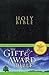 NIV, Gift and Award Bible, Leather-Look, Black, Red Letter Edition