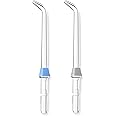 Qancekoo 2pcs Replacement Classic Jet Tips, Water Flosser Replacement Tips, Compatible with WaterPik Flosser WP-100 WP-250 WP