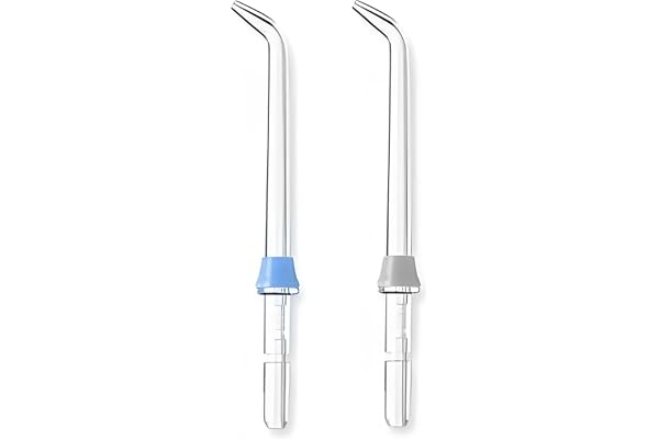 Qancekoo 2pcs Replacement Classic Jet Tips, Water Flosser Replacement Tips, Compatible with WaterPik Flosser WP-100 WP-250 WP