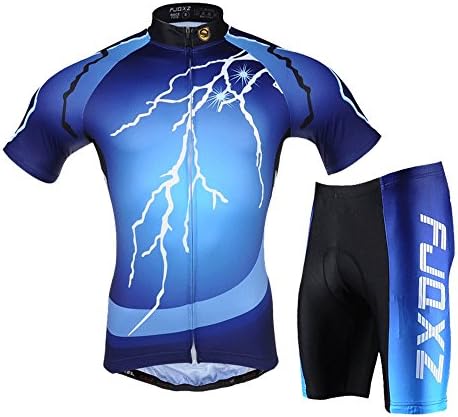 FJQXZ Cycling Jersey Set F016D Bike Biking Outdoor Sports Clothing Short Sleeve Shirt Pants Bicycle