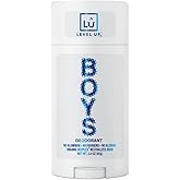 Level Up Boys Deodorant: Aluminum-Free, Alcohol-Free, Paraben-Free, 24 Hr Odor Protection, Clean Fresh Scent, Kids & Tweens, Made in the USA