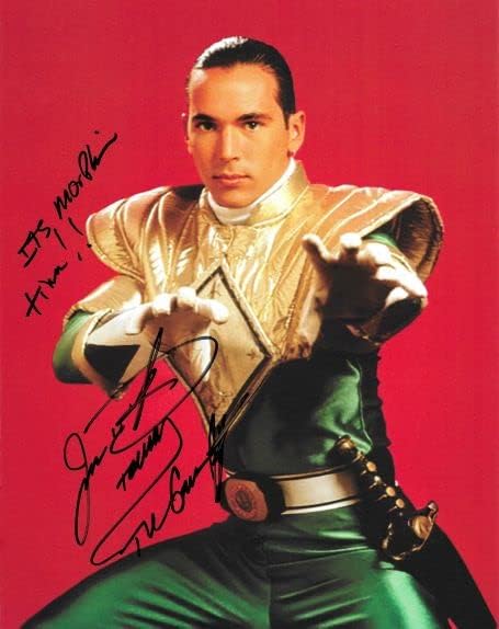 Photographs - Jason David Frank Mighty Morphin Power Rangers Reprint (RP), Preprint (PP) Signed Autograph Autographed Photo Photograph Print (8x10-inch) - The Original Green Ranger