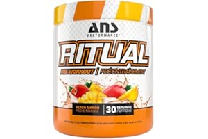 ANS Performance Ritual Pre Workout (30 servings, 12.7 oz) - Complete Preworkout Formula - Energy, Focus, & Strength - Increas