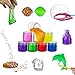 Trika Toyz Slime DIY Kit (Girls/Boys) - Slime Making/Mixing Supplies, Containers, Clear Slime 28oz/800g, Fluffy Foam, Crunchy Fishbowl Beads, Fruit Slices, Glitter, Glow Powder, & More