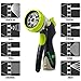 Garden Hose, 50 Ft, Heavy Duty Expanding Water Coil Flexible Expandable Retractable Collapsible Shrinking Hoses Strongest Lightweight Solid Brass Fittings. For Grass Dock Warehouse Gardner Plants