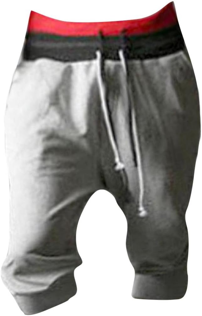 3/4 Seven-Cent Trousers - Men'S Loose Sport Dance Sweat Pants - Shorts Harem Dance Baggy Jogging Training Trousers