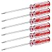Uxcell a14011600ux0311 Plastic Handle 2.0mm Magnetic Tip Triangle Head Screwdrivers 6 Pcs (Pack of 6)