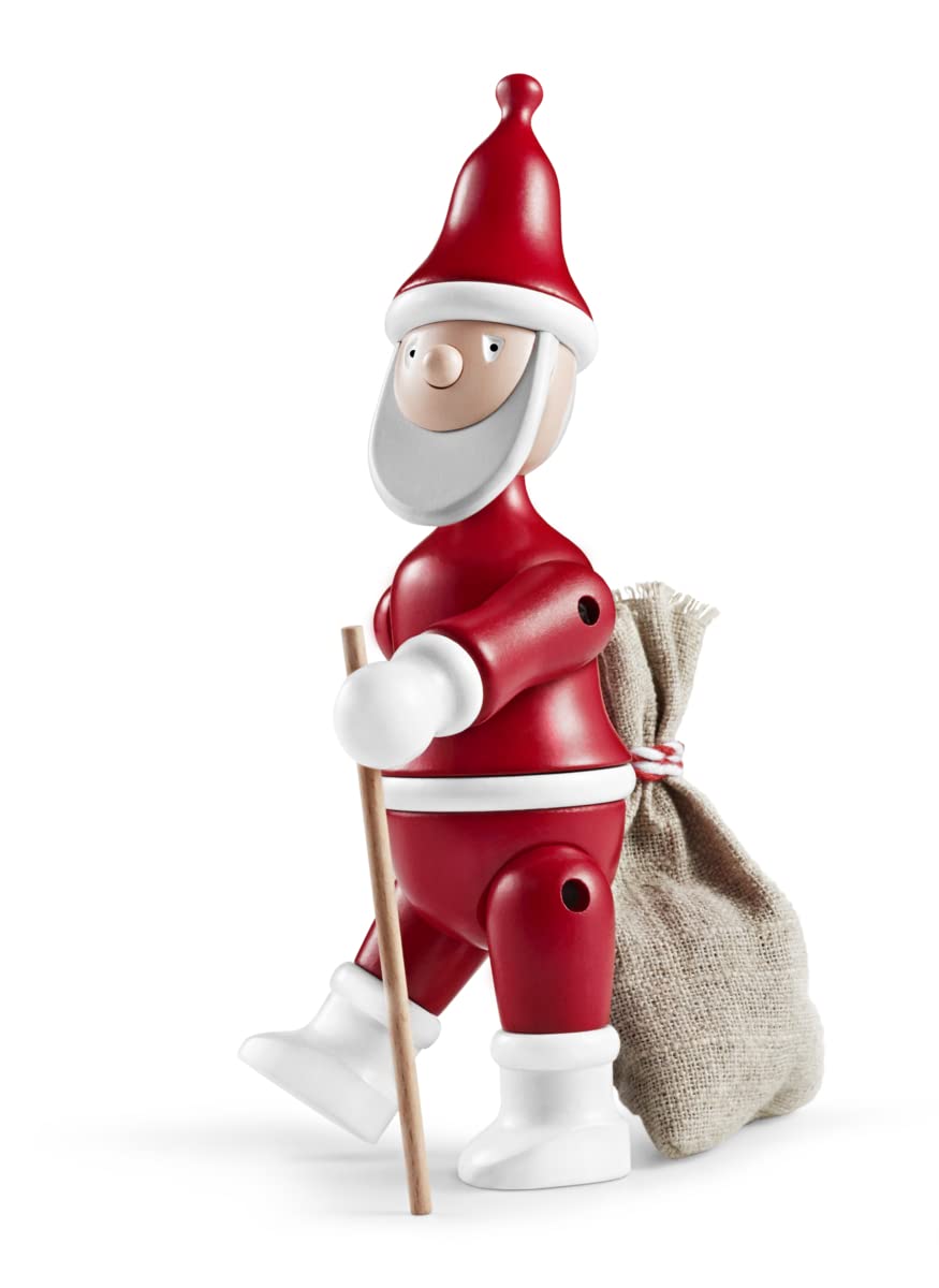 Kay Bojesen Santa Claus Figurines 19.5 cm Wooden Figures Original Design Red โ image 1