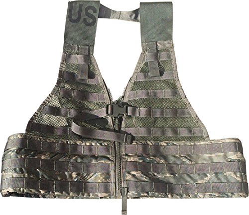 FireForce MOLLE II Fighting Load Carrier Load Bearing Vest (FLC) Made in USA (ABU Camo)