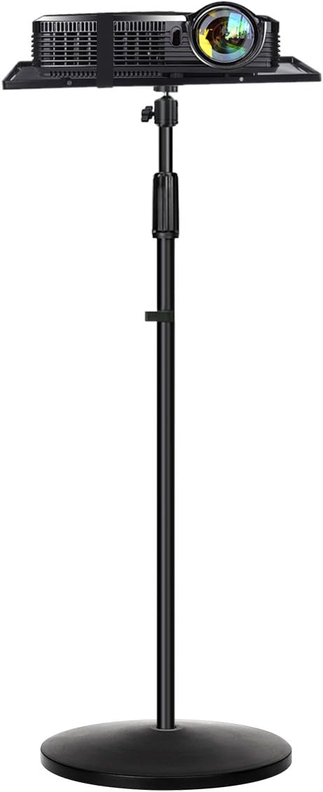 Support Mural Pour Vidéoprojecteur - Rotule 360°, Capacité 5 Kg - En Métal, Pliable, Avec Vis 1/4" - Pour Home Cinéma, Bureau