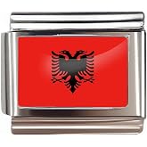 NOOFNO Italian Bracelet Charm,9mm,United Arab Emirates,Country &amp; Culture > Flag