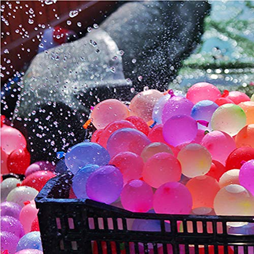 500 Pack Water Balloons with Quick Refill Kits, Eco-Friendly Latex Water Bomb Balloons for Kids and Adults Water Fight Games - Swimming Pool Outdoor Party Summer Splash Fun