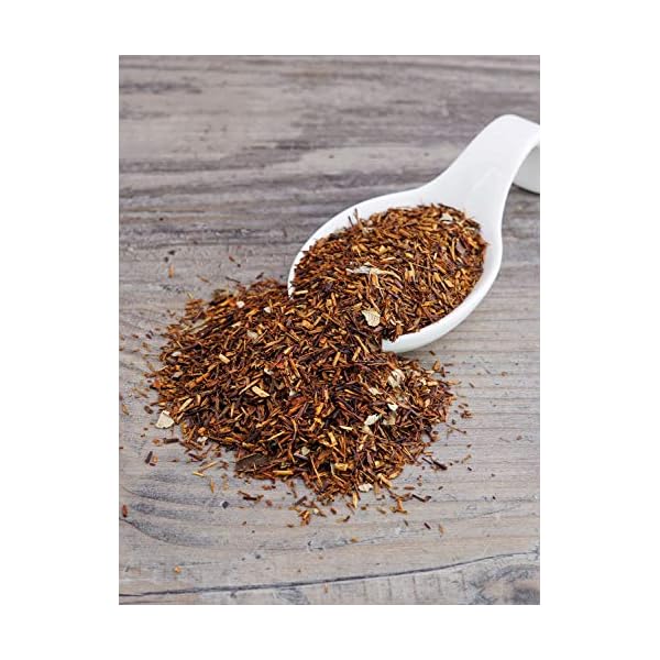 Rotbuschtee lose Rooibos-Tee Erdbeer-Sahne Erdbeer, Brombeerblätter Rooibos Tee Südafrika 500g – Bild 4