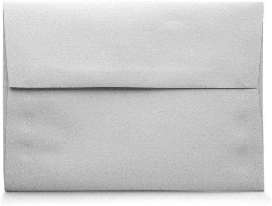 Note Card Cafe A7 7.25 x 5.25 in Blank White Envelopes | 100 Pack | Sealable, Square Flap | Invitations Envelopes, Greeting Cards, Baby Showers, Weddings, Mailing, Crafts, Stationary | Printable : Office Products
