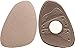 Helloheel Front Pillows Anti-Sliding High Heel Pads for Ball-of-Foot Support | Made with Firm Natural Rubber (1 Pair) Brown