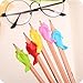 Leyaron 30 Pcs Silicone Pencil Grips Ergonomic Writing Aid, Right Handed Pen Training Grip Holder for Kids, Students and Adults, Assorted Colors