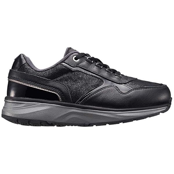 Amazon.com | JOYA Laura Women's Black Leather Sneaker 5 US