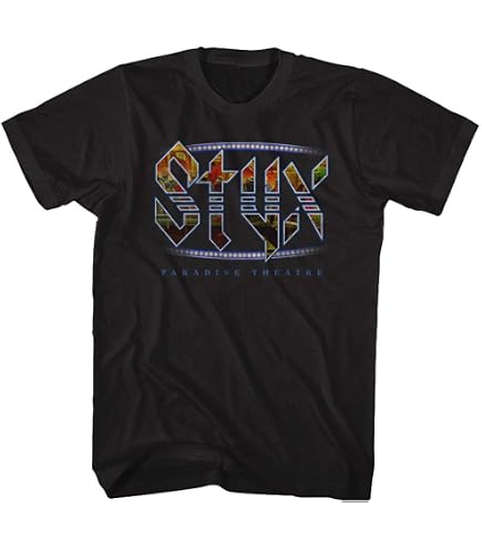 Amazon.com: American Classics Styx Logo Rock Band Vintage Style T