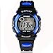 SYNOKE Unisex Kids Student Watches Fashion Sports Watches with Alarm Chronograph Long lasting battery Calendar Noctilucen Wristband Digital Watches (Blue)