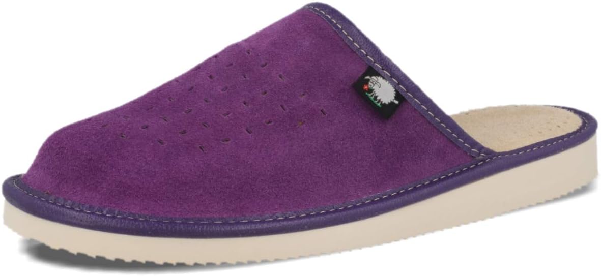 FOOTHUGSWomens Memory Foam Plantar Fasciitis Arch Support Slippers - Regular & Wide Fit