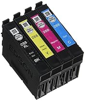 Epson Cartridge Ink, 288XL Black 288 Cyan, Magenta, Yellow Jaune, 4-Pack