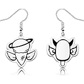 OKEYCH TV Show Inspired Gift Ice Creams Earrings TV Show Jewelry Cosplay Fandom Merch