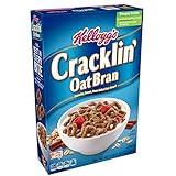 Kellogg's Breakfast Cereal, Cracklin' Oat Bran, Excellent Source of Fiber, Made with Whole Grain, 17 oz Box