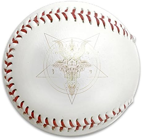 Baphomet Satan Goat Durable Print Practice Competitions All-American Adult Baseballs Keepsakes