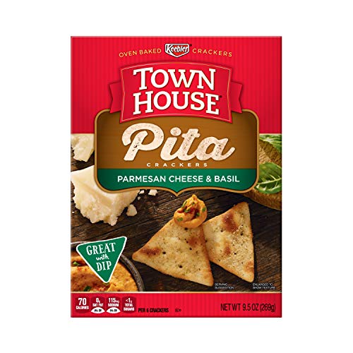 Keebler, Town House Pita, Crackers, Parmesan Cheese and Basil, 9.5 oz - Thumbnail 6