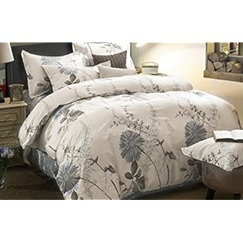 Amazon.com: Wake In Cloud - Duvet Cover Set, 100% Cotton