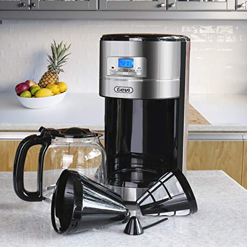 Coffee Makers 12 Cup, Gevi Programmable Coffee Maker with Auto Shutoff