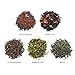 Tea Forte World of Teas Single Steeps Loose Leaf Premium Tea Gift Set Sampler, 15 Count 3 of Each Assorted Blends, Pre-Portioned Single Serve Pouches, Steeps 12 oz