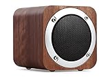 Bluetooth Speaker Wooden, Portable Bluetooth 4.0 Speakers with 10h Play Time, Wireless Computer Speaker with Enhanced Bass Resonator (EDR01)