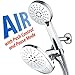 AirJet-600 Hybrid 3-in-1 High Pressure Luxury Rainfall Shower Combo with High-Velocity Flow Accelerator(TM) for More Power with Less Water! Height-Extend Design / Low-Reach Push-Button Flow Control