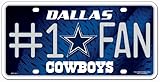 Dallas Cowboys License Plate - #1 Fan