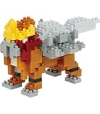 Nanoblock Pokémon Cyndaquil – Kit Di Costruzione Microscopici Mattoncini, Modellino 3D, Gioco Creativo Da Collezione, Idea Regalo Per Bambini E Fan