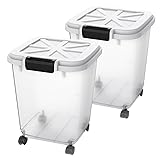 HANAMYA 40 LB Rice Storage Container with Measuring