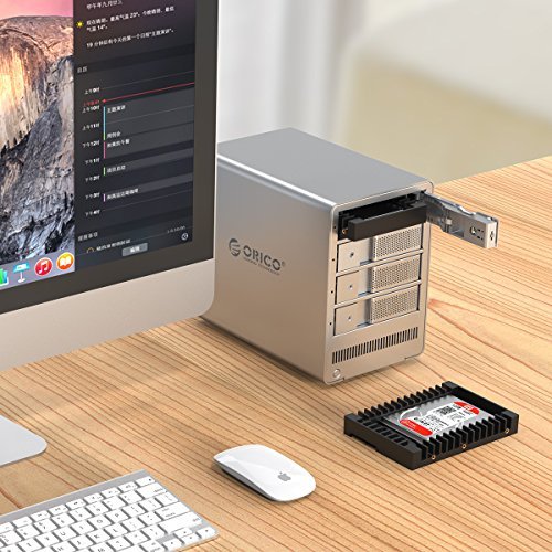 [Update Version] ORICO 2.5" to 3.5" Hard Drive Adapter Converter Mounting Frame Tray for 7 / 9.5 / 12.5mm 2.5 Inch HDD / SSD with SATA III Interface
