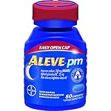 Aleve PM with Easy Open Arthritis Cap, Caplets with Naproxen Sodium, 220mg (NSAID) Pain Reliever/Fever Reducer/Sleep Aid, 80 Count