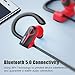 Bluetooth Headphones, Letsfit Wireless Headphones IPX7 Waterproof 15-Hour Playtime, Noise Cancelling HiFi Stereo Headset, Wireless Running Headphones Bluetooth Earbuds for Sports, Workout, Gym