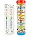 Here Fashion 8'' Mini Rainmaker Toy for Babies Rainfall Rattle Tube Rain Stick Shaker Music Sensory Auditory Instrument Toy